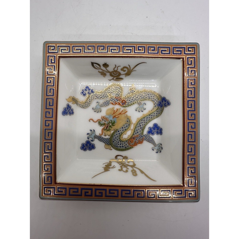 Villeroy & Boch Dragon 4" Square Bowl‎ Year of the Dragon Bone Porcelain